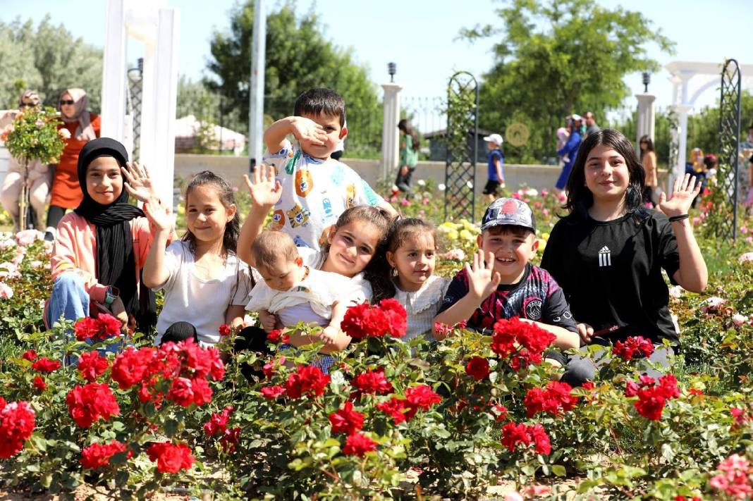 Konya’nın eşsiz bahçesi ziyaretçi akınına uğruyor 1